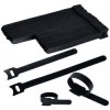 TruComponents 656409 Hook-and-loop cable tie 150/200mm/mm x 12mm Blk 100pcs
