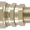 Łącznik do kanałów kablowych Flexicon gwint M16 16mm Proste, przegubowe Mosiądz platerowany niklem IP65