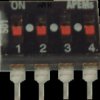 DIP switch 4-way - Apem