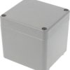 Polyester enclosure, (L x W x H) 81 x 75 x 75 mm, gray (RAL 7035), IP66, 1590ZGRP084