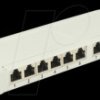 43311 10“ Patch Panel 12 Port Cat.6A 0.5 U grey