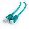 Kabel LAN Kat.5e UTP 0,25m Green Zielony