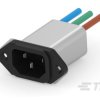 Filtr EMI 1A 250 V AC 50 / 60Hz TE Connectivity, montaż kołnierzowy/panelowy