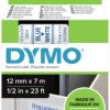 Taśma do nadruku D1 DYMO S0720540, 12 mm x 7 m, Kolor taśmy: biały / Kolor nadruku: niebieski DYMO S0720540, 12 mm x 7 m