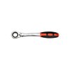 YT-02379 Klucz oczkowy odgięty z grzechotką 17mm