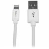 Kabel USB Złącze A USB A Złącze B Lightning dł. 2m Kabel Apple Lightning USB 2.0 kolor: Biały