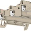 Initiator/actuator terminal block, push-in connection, 0.5-1.5 mm², 13.5 A, 4 kV, dark beige, 1992220000