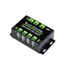Hub USB 2.0 4-portowy z dwoma wejściami hosta NP (klasa przemysłowa) - Waveshare 23062
