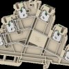 2902570000 Multi-tier terminal block S3T SNAP IN, 2.5 mm², dark beige