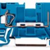 1-wire/1-pin basic terminal, spring-clamp connection, 0.08-4.0 mm², 1 pole, 32 A, 6 kV, blue, 769-176/000-006