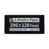 Wyświetlacz dotykowy E-paper E-Ink - 2,9'' 296x128px - SPI/I2C - czarno-biały - do Raspberry Pi Pico - Waveshare 20051