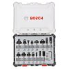 Bosch 2607017471 Milling Cutter Set 6mm Shank 15-Piece for Woodwork