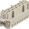 Socket contact insert, 24B, 24 pole, crimp connection, with PE contact, 09365242702