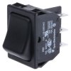 Przełącznik kołyskowy Wł.-wł. podświetlany 10 A DPDT Czarny TE Connectivity