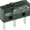 Mikroprzełącznik DB2C-B1AA 250 V/AC 10 A 1 x wł/(wł) ZF chwilowy 1 szt.