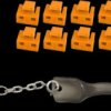 Blocker kit, orange, for RJ45 socket, BS08-01035