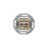 Mechanizm gniazda UAE (RJ11, RJ12, RJ45) kat. 3 podwójnego 534539 Berker