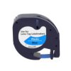 Taśma LT 59426 do drukarki DYMO 12mm 4m niebieska taśma czarny nadruk