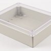 ABS enclosure, (L x W x H) 186 x 146 x 55 mm, light gray (RAL 7035), IP65, RP1275C