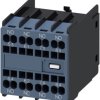 Styk pomocniczy Siemens 4 1NC + 3NO 3RH2 Zacisk klatkowy Zatrzask