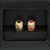 ST-955GM Speaker terminal, rectangular, gold-plated solid metal