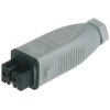 Hirschmann 932 037-106 STAK 200 PG 7 Cable Socket with Coding Fin 2 + PE Grey