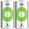 GP RCK300C136C2 ReCyko Rechargeable NiMH C Batteries 3000mAh 2-Pack