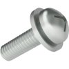 Combination screw, PH cross slot, M6, Ø 12 mm, 12 mm, steel, galvanized, ISO 7045, 081.58.650