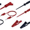 Przewody pomiarowe Hirschmann Test & Measurement PMS 2, 1.00 m, czarny, czerwony