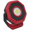 Sealey LED700PR Rechargeable Pocket Floodlight with Magnet 360° 7W COB LED - Red
