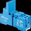 94.04.0 Relay socket for: FIN 55.34, black, old version