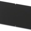 Side panel, PC, (W x H x D) 96 x 39.5 x 2 mm, black, for enclosure half shells, 2203365
