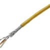 Przewód S/FTP Cat 6a Cu 4x2x26AWG PVC 50m żółty 9456000542