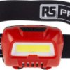Latarka nagłowna RS PRO 350 lm 3 x AAA IPX6 Poliwęglan