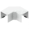 Łącznik kątowy bezhalogenowy LSOH HF LHD 20x20mm biały KOPOS
