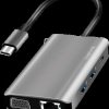 UA0410 Docking station/PortReplicator, USB 3.2 Gen 1, USB-C