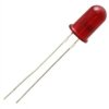 LED, THT, czerwona, 2-Pin, 1,7 V, 50°, Broadcom, HLMP