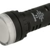 Kontrolka; dwukolorowa; AD16-22D/RG/230V; 22mm; podświetlenie LED 230V; czerwono-zielony; śrubowe; czarny; IP40; 50mm; Onpow; Ro