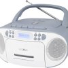 Radio-CD Reflexion Tragbarer Radiorecorder DAB+, fale metrowe (VHF), DAB biały, niebieski