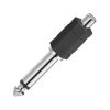 Hama 205188 RCA/Jack Adapter Black 1x RCA socket 1x Jack plug 6.35 mm