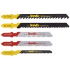 kwb 617295 jigsaw Blade set 5 pcs for Wood and Metal HCS bi-metal