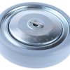 Kółko do wózka, Lite, Guma, Szary, obc.: 100kg, śred.: 125mm, szer.: 32mm