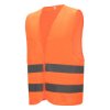 Gilet haute visibilité orange fluo