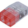 Konektor szybkozłączka QLX MC-2 2x1,2mm2 transparentna 1szt.