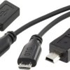 Kabel USB Renkforce RF-3585885, USB-Micro-B na USB-A, 0.15 m