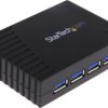 Hub USB USB 3.0 ST4300USB3GB 4 Adapter AC - wtyczka UK USB A, StarTech.com