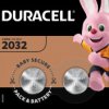 203921 Lithium button cell, CR2032, 3 V, 20.0 x 3.2 mm, pack of 2