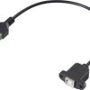 Renkforce USB 2.0 adapter [1x złącze żeńskie USB-B 2.0 - 1x przyłącze zaciskowe] RF-6443972 30 cm płaszcz z PVC