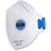Scan DTC3X-F FFP2 10 Fold Flat Disposable Mask Valved FP2 Protection (Pack 10)
