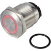 TRU COMPONENTS TC-13224192 ONPOW6319F Pushbutton Red 12V Momentary IP65